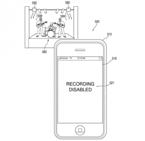Apple patenta una tecnología que podría desactivar la capacidad de tu teléfono para grabar o fotografiar un concierto en directo