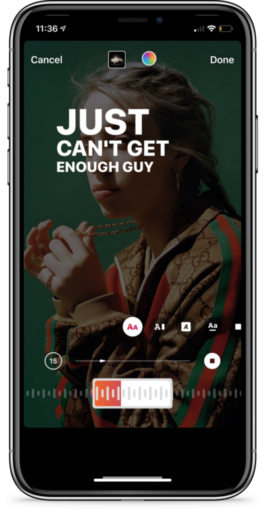 Cómo agregar las letras de tus canciones en las Instagram Stories con