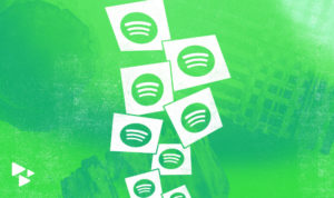 tarjetas de promoción de Spotify